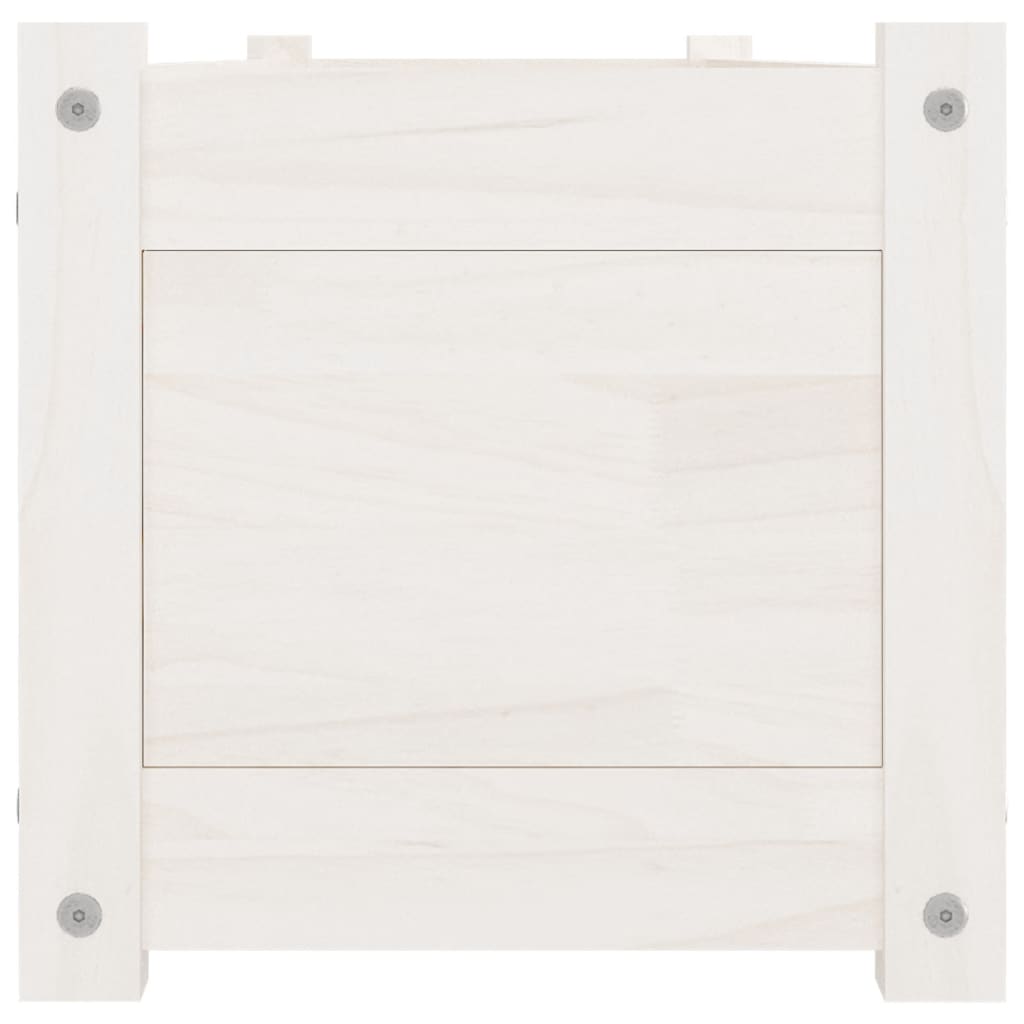 vidaXL Plantenbakken verhoogd 2 st 150x31x31 cm grenenhout grijs