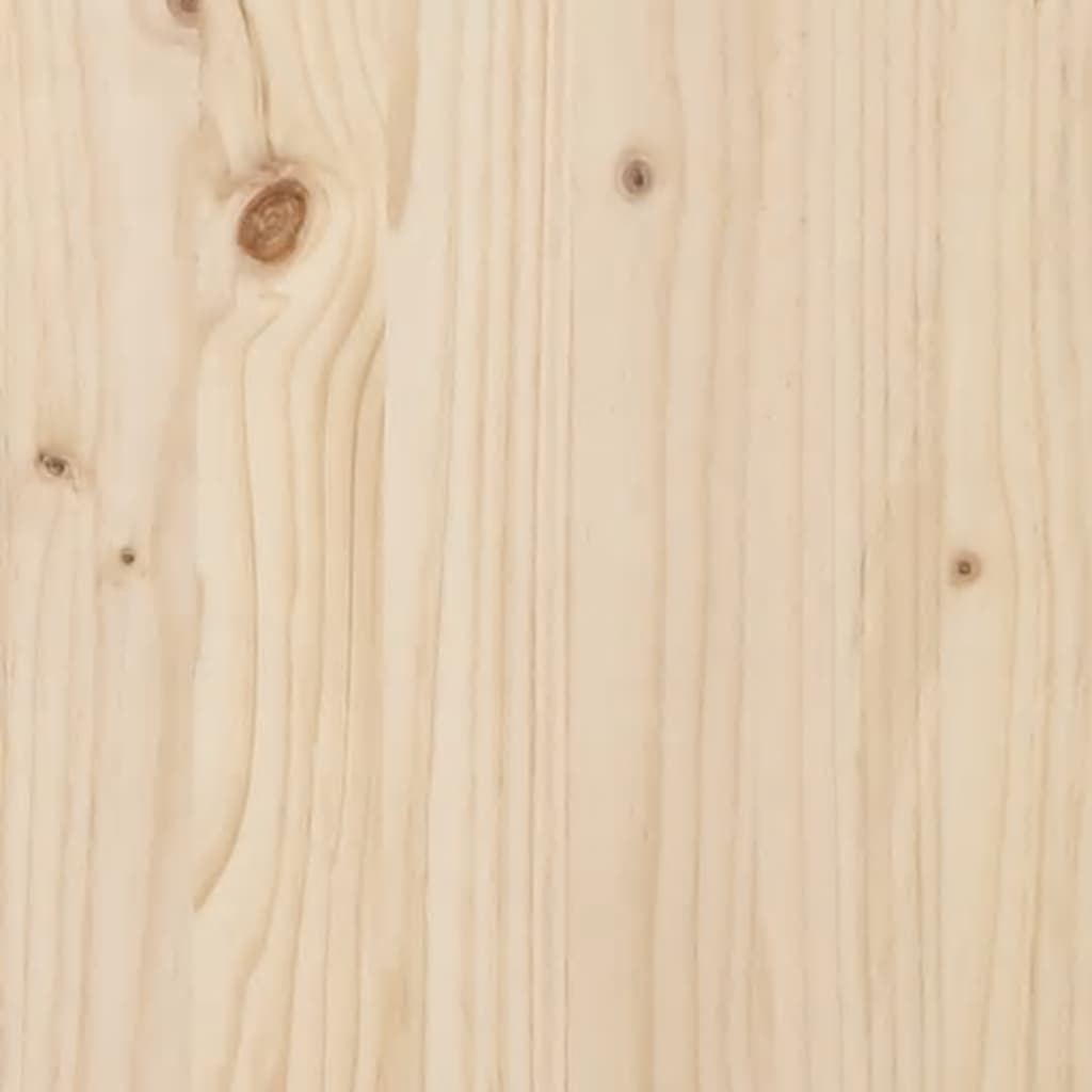 vidaXL Plantenbak 200x50x50 cm massief grenenhout grijs