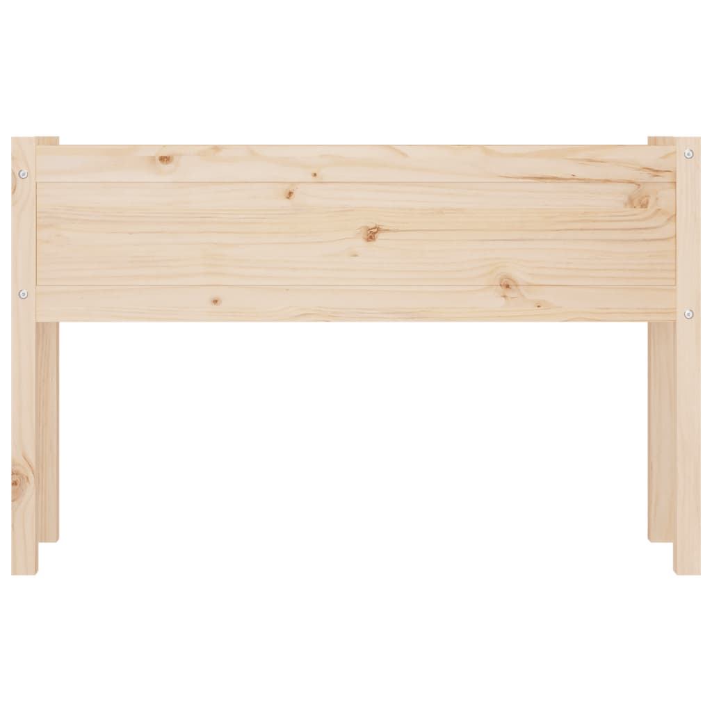 vidaXL Plantenbak 110x31x70 cm massief grenenhout