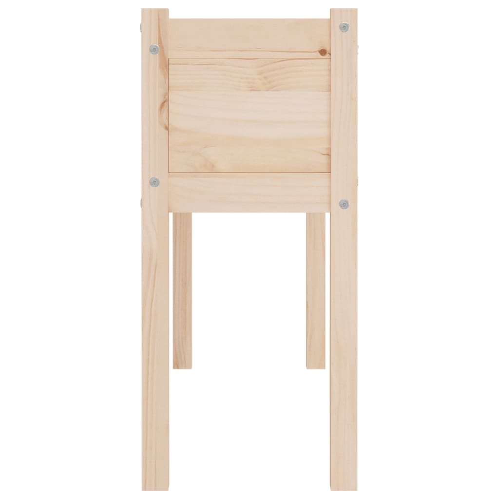 vidaXL Plantenbak 110x31x70 cm massief grenenhout