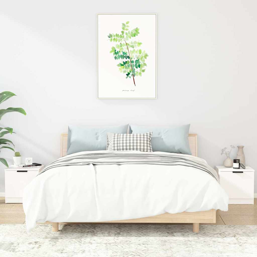 vidaXL Nachtkastjes 2 st 40x39x40 cm bruin eikenkleur