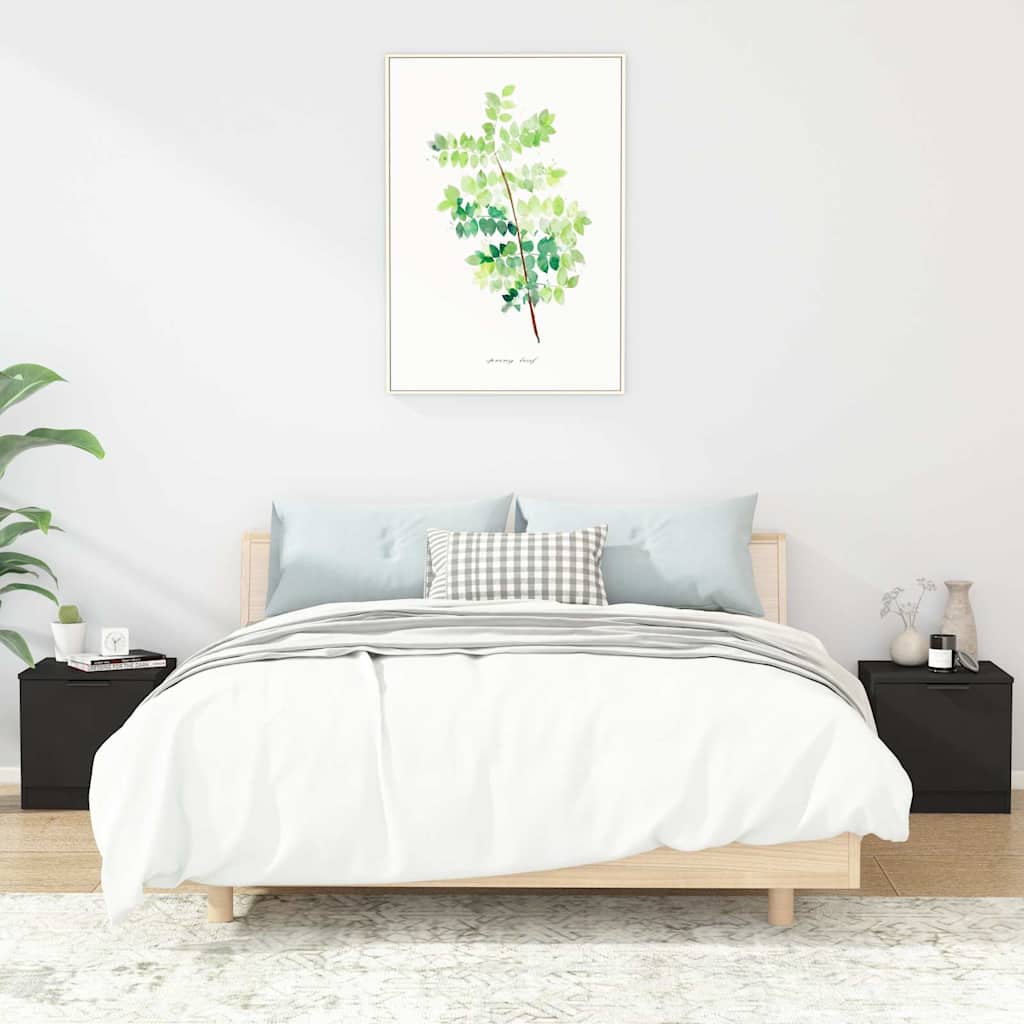 vidaXL Nachtkastjes 2 st 40x39x40 cm bruin eikenkleur