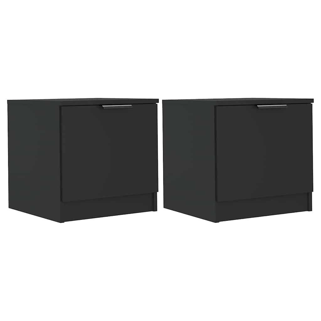 vidaXL Nachtkastjes 2 st 40x39x40 cm bruin eikenkleur