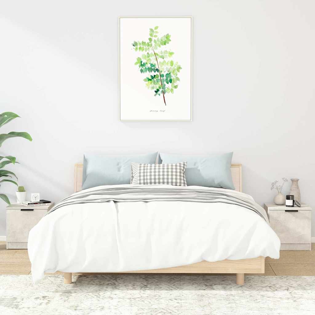 vidaXL Nachtkastjes 2 st 40x39x40 cm bruin eikenkleur