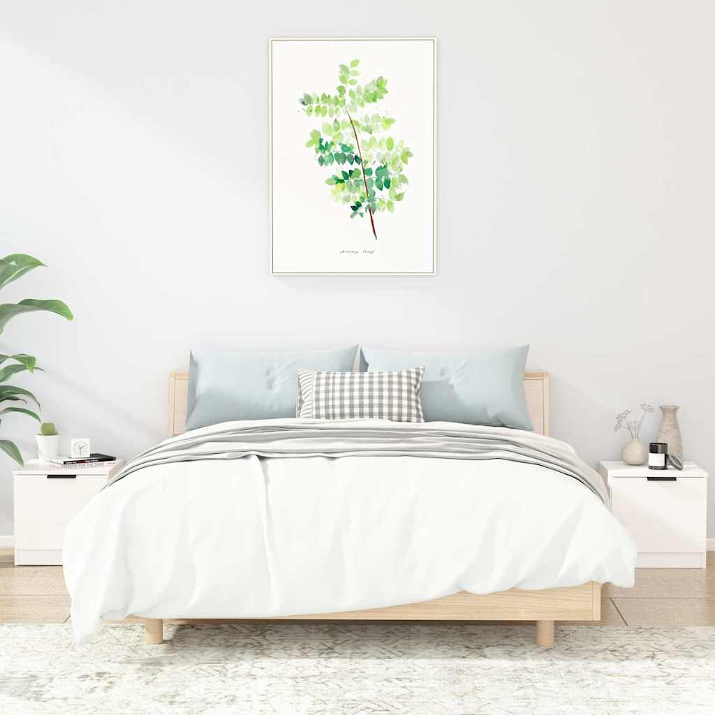 vidaXL Nachtkastjes 2 st 40x39x40 cm bruin eikenkleur