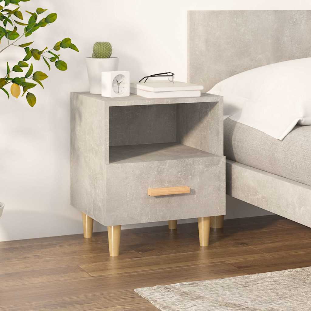 vidaXL Nachtkastjes 2 st 40x35x47 cm hoogglans wit