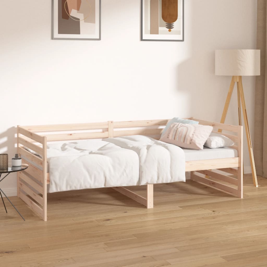 vidaXL Slaapbank massief grenenhout 90x200 cm