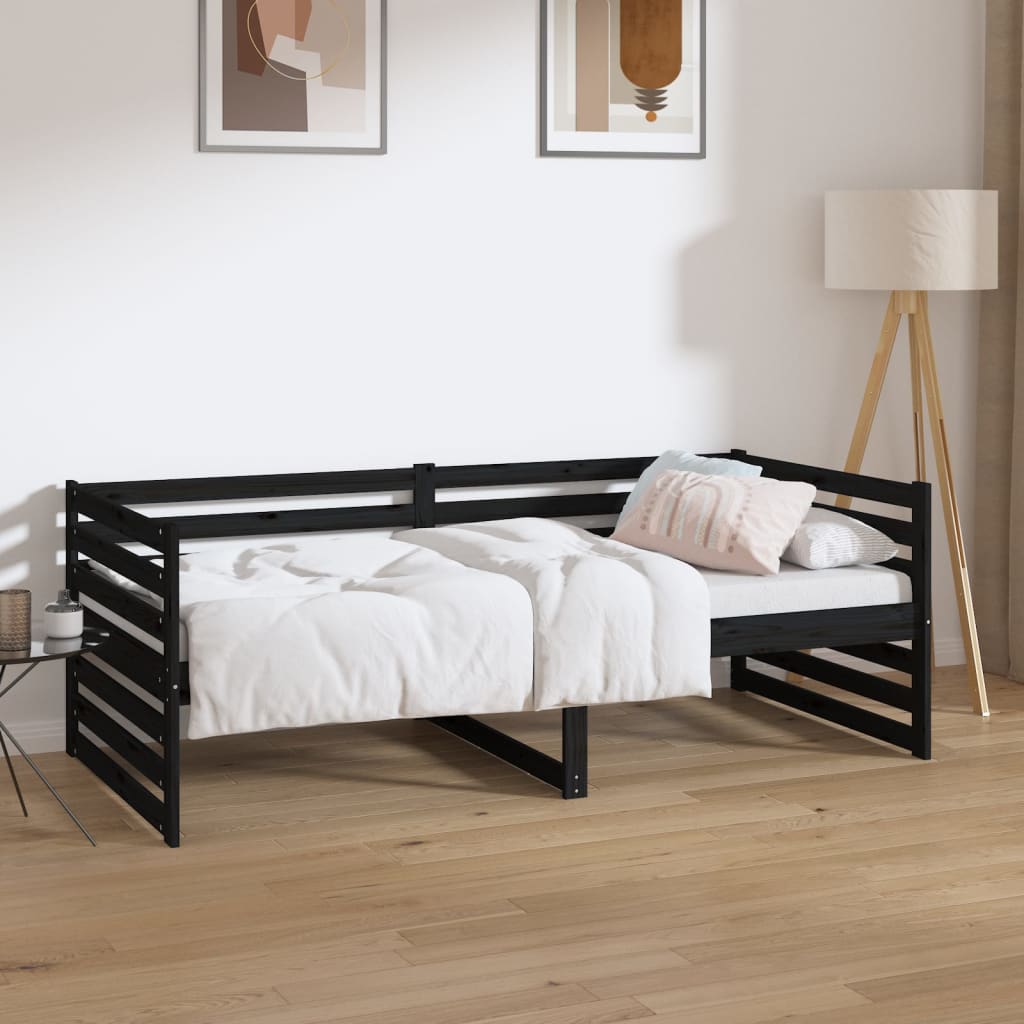 vidaXL Slaapbank massief grenenhout 90x200 cm