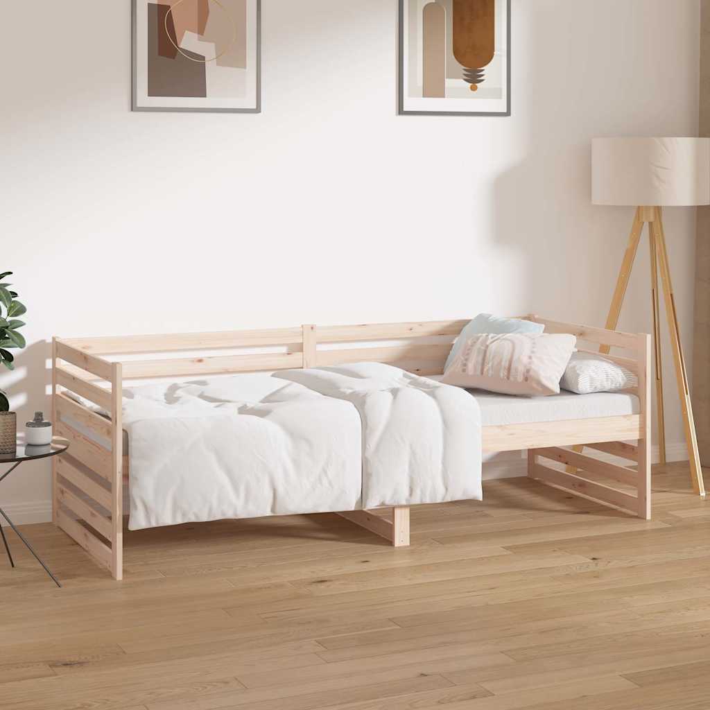 vidaXL Slaapbank massief grenenhout 90x200 cm