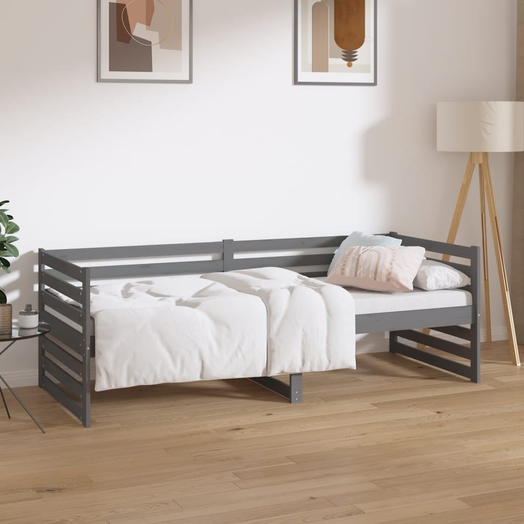 vidaXL Slaapbank massief grenenhout 90x200 cm