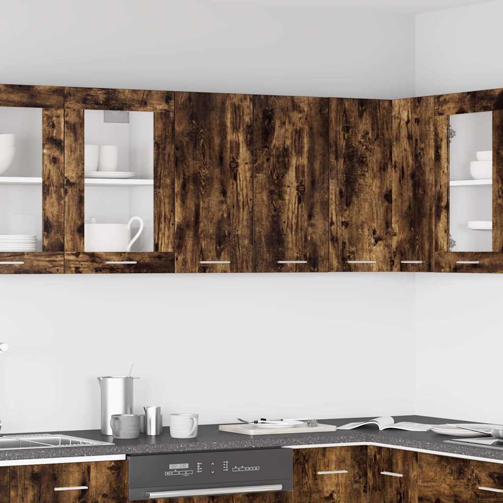 vidaXL Hangkast Lyon 60x31x40 cm bewerkt hout hoogglans wit