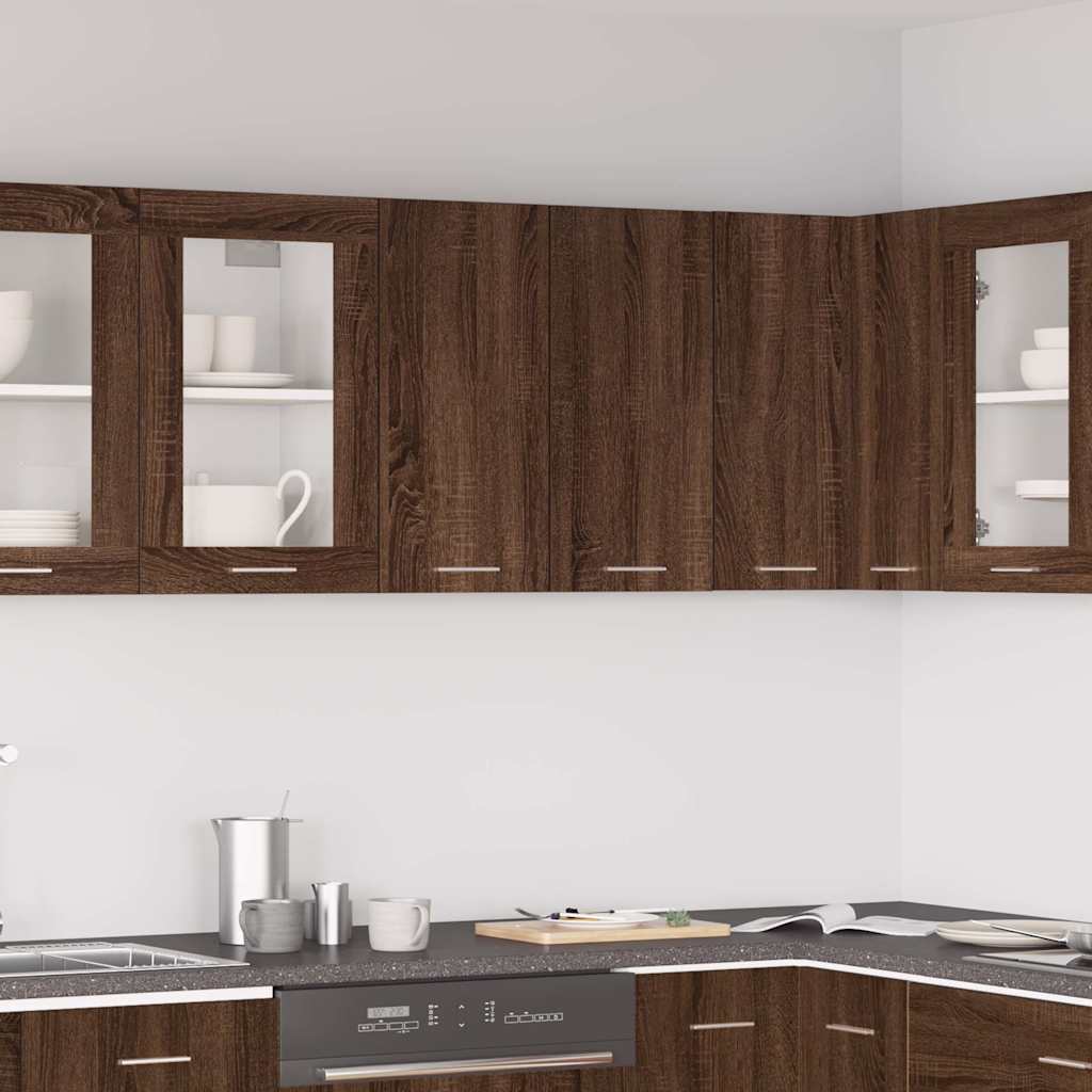 vidaXL Hangkast Lyon 60x31x40 cm bewerkt hout hoogglans wit
