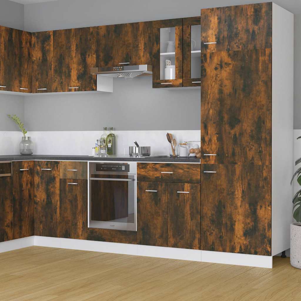 vidaXL Hangkast Lyon 60x31x40 cm bewerkt hout hoogglans wit