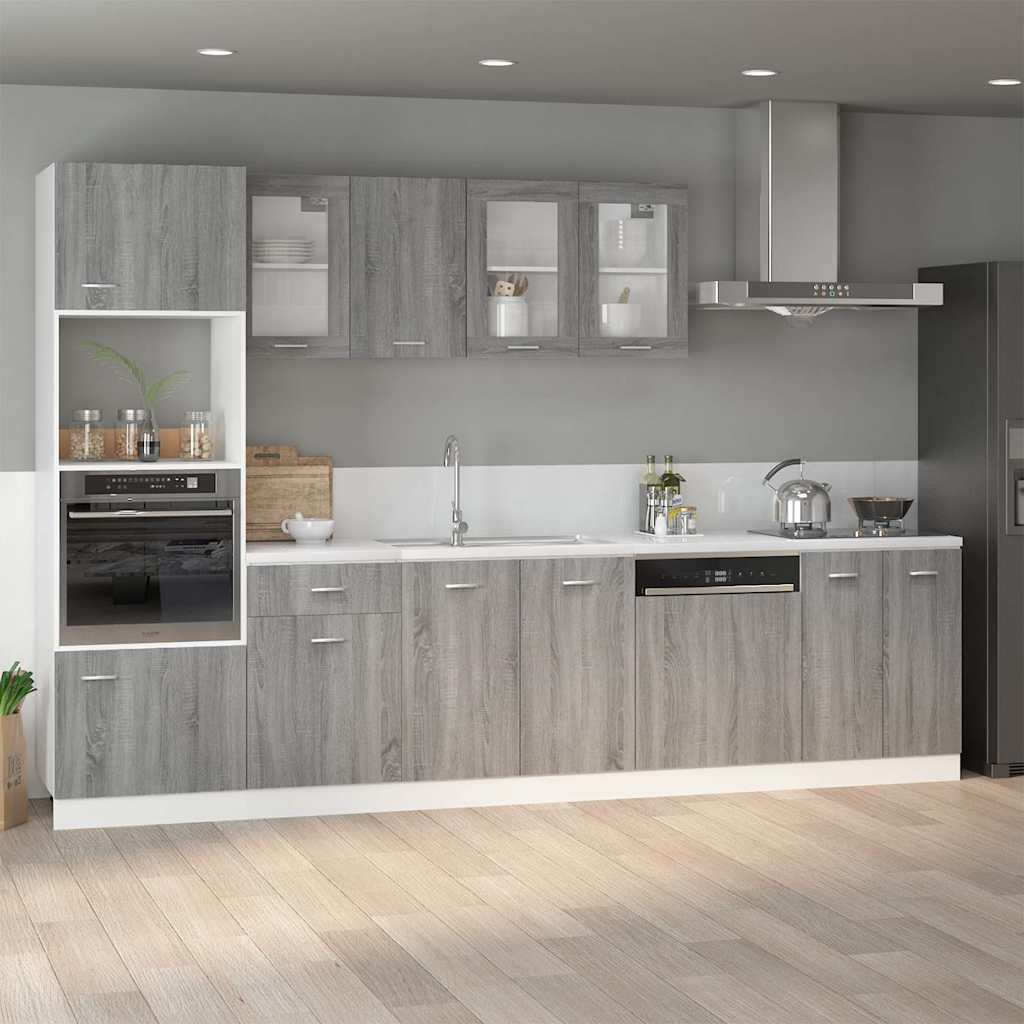 vidaXL Hangkast Lyon 60x31x40 cm bewerkt hout hoogglans wit