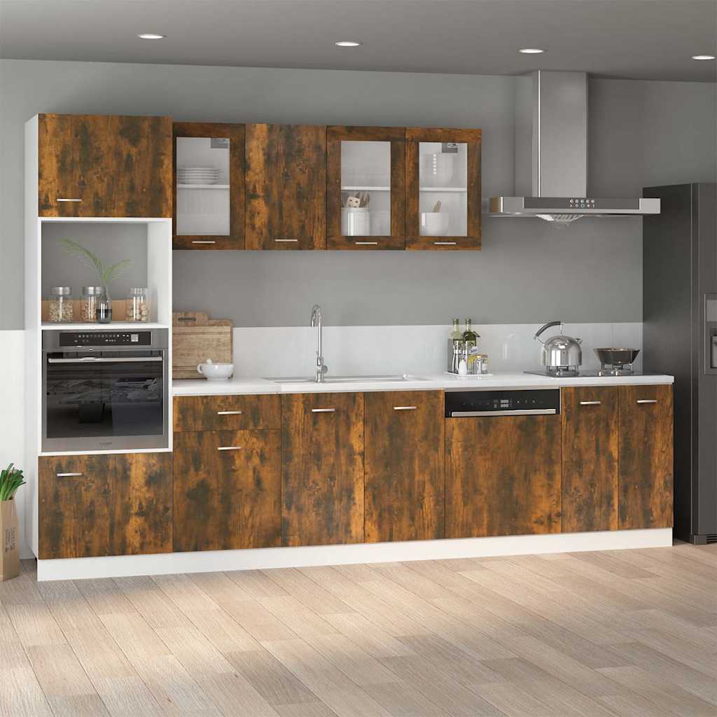 vidaXL Hangkast Lyon 60x31x40 cm bewerkt hout hoogglans wit