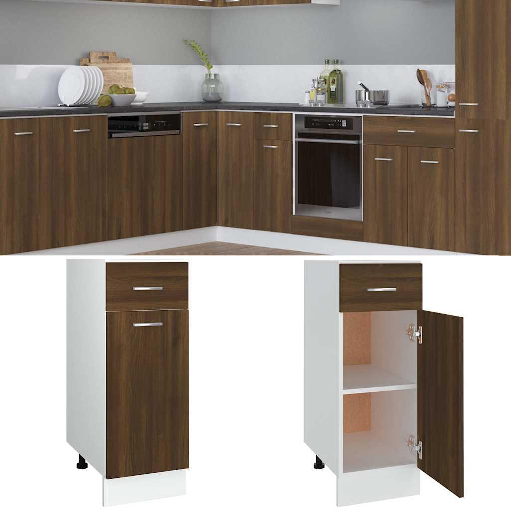 vidaXL Hangkast Lyon 60x31x40 cm bewerkt hout hoogglans wit