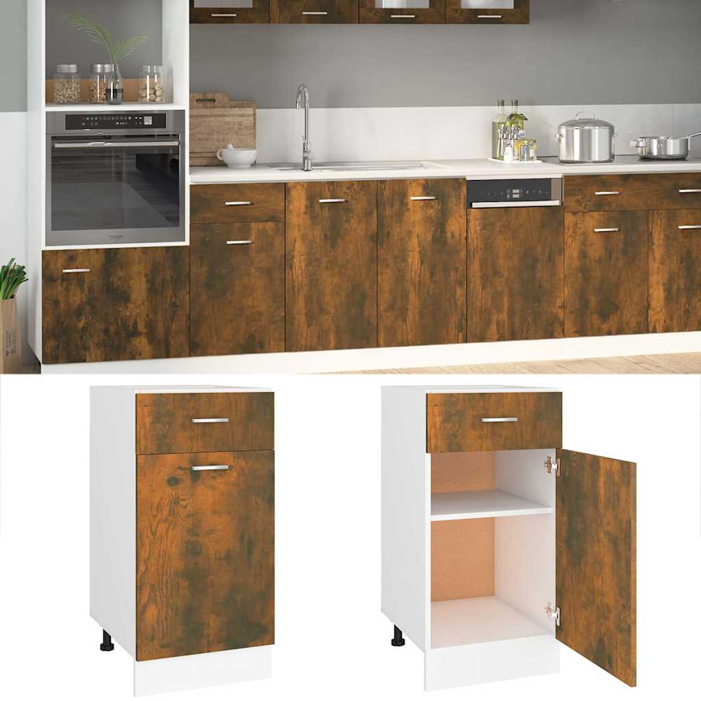 vidaXL Hangkast Lyon 60x31x40 cm bewerkt hout hoogglans wit