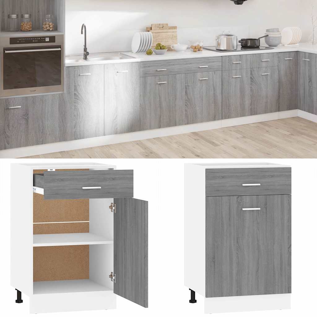 vidaXL Hangkast Lyon 60x31x40 cm bewerkt hout hoogglans wit