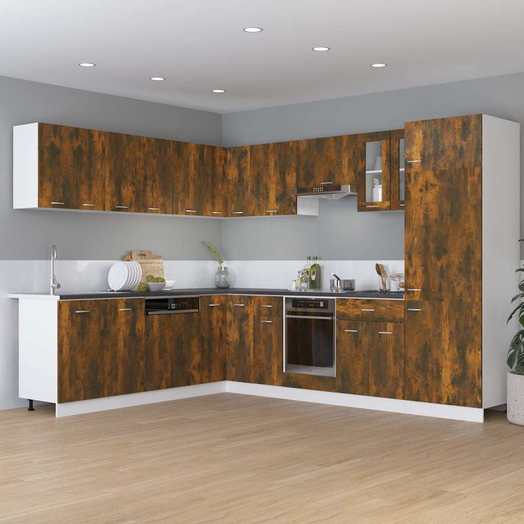 vidaXL Hangkast Lyon 60x31x40 cm bewerkt hout hoogglans wit