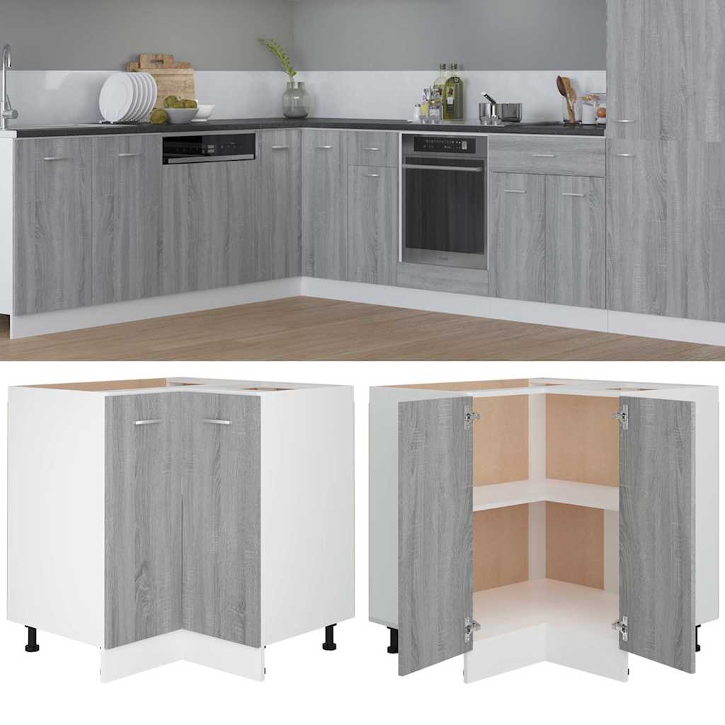 vidaXL Hangkast Lyon 60x31x40 cm bewerkt hout hoogglans wit