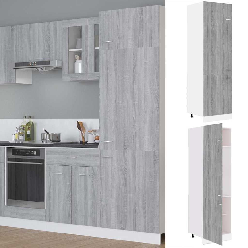 vidaXL Hangkast Lyon 60x31x40 cm bewerkt hout hoogglans wit