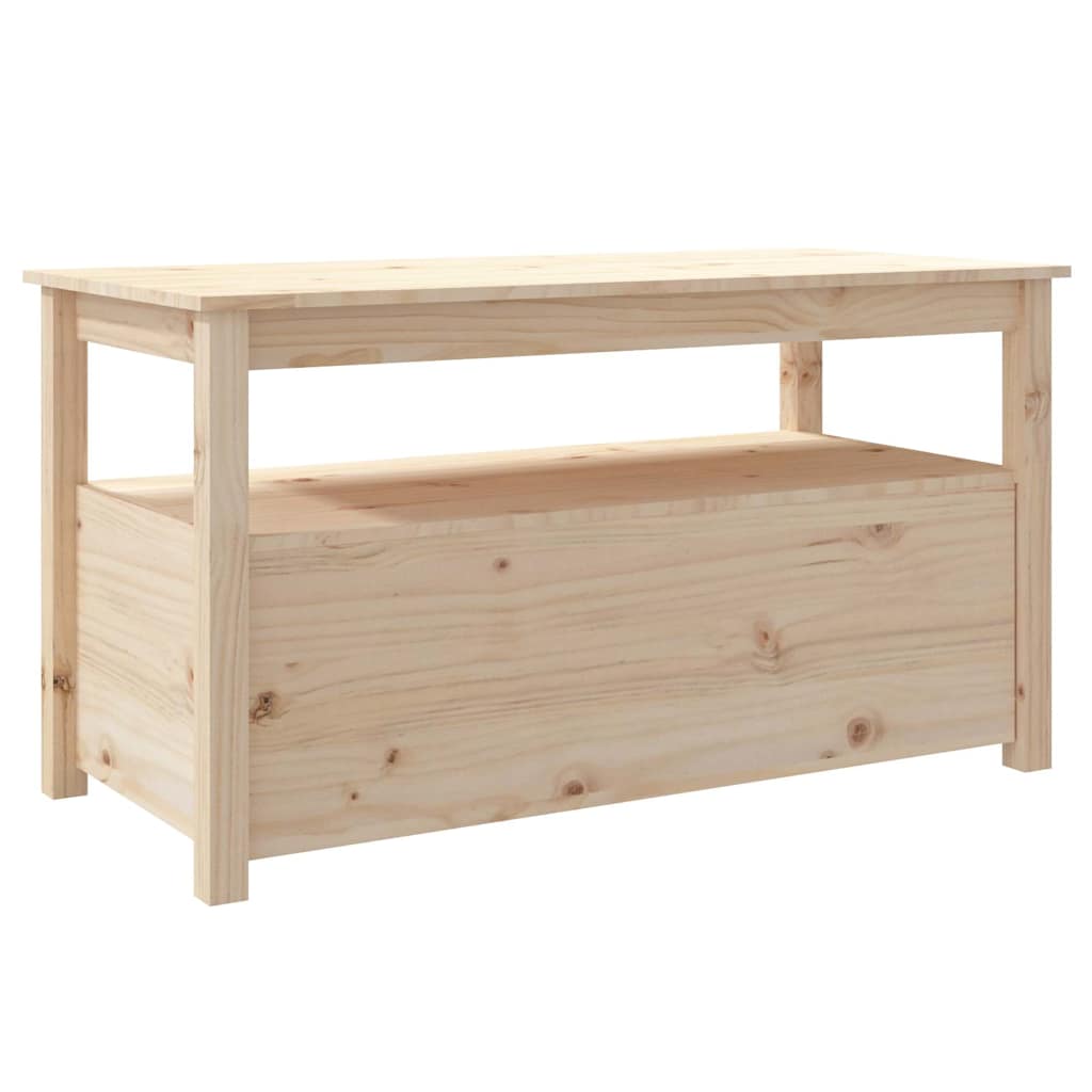 vidaXL Salontafel 102x49x55 cm massief grenenhout