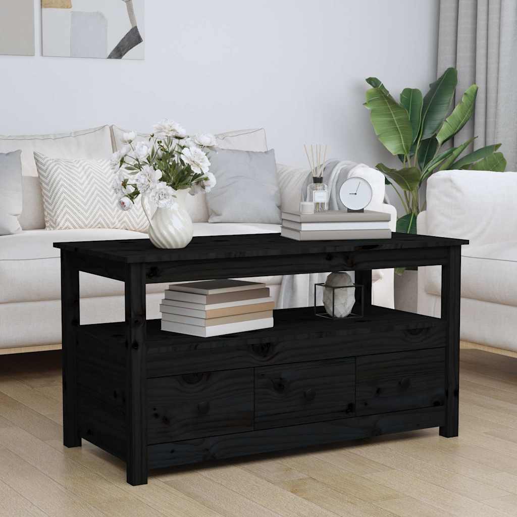 vidaXL Salontafel 102x49x55 cm massief grenenhout