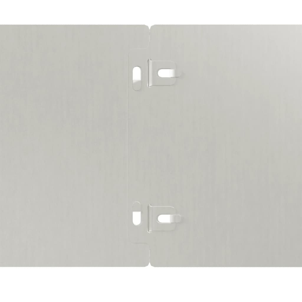 vidaXL Graskanten 20 st 25x103 cm flexibel weervast staal - Aashly