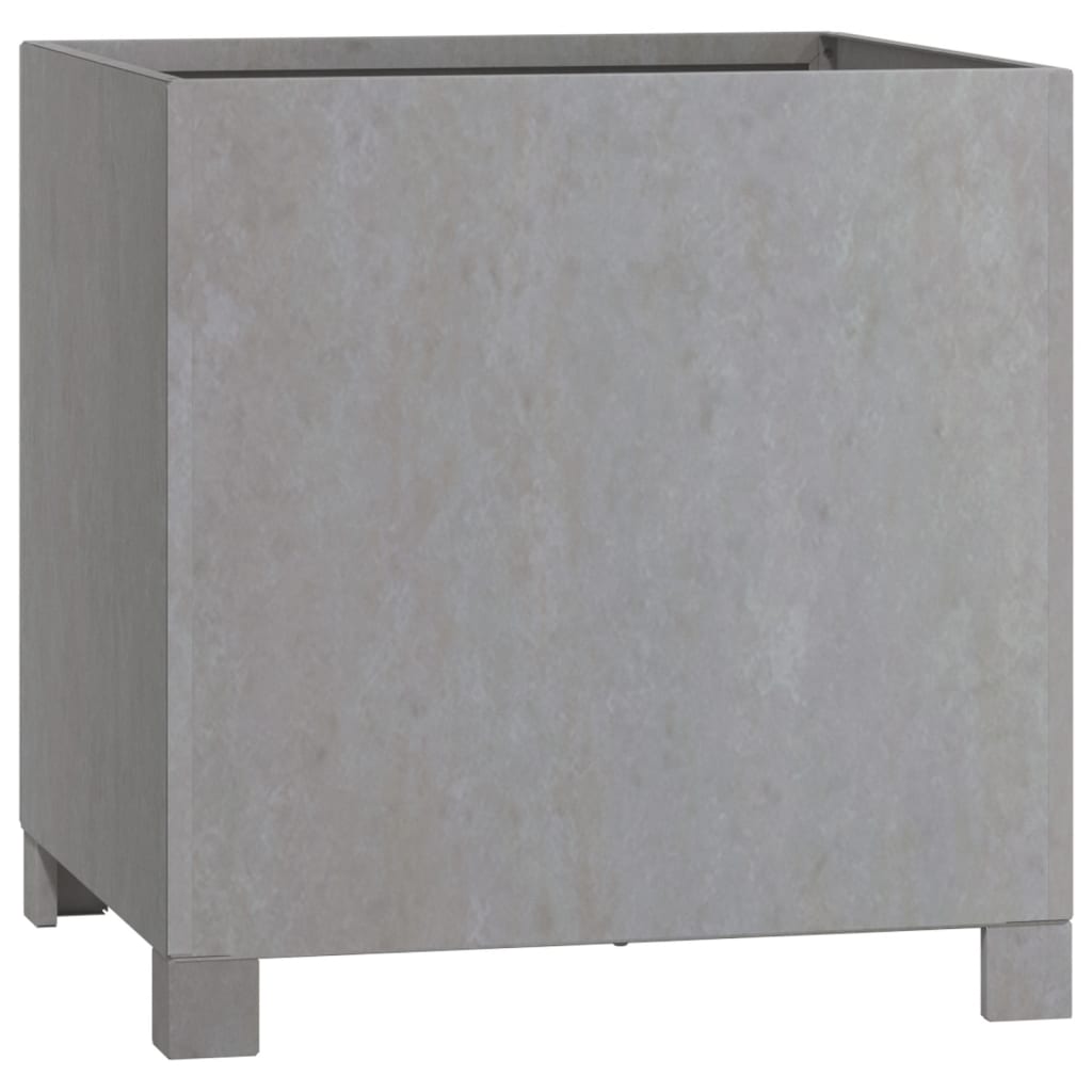 vidaXL Plantenbakken met poten 2 st roestig 42x40x43 cm cortenstaal - Aashly