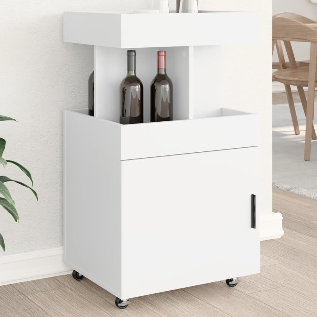 vidaXL Drankkar 50x41x89 cm bewerkt hout grijs sonoma eikenkleurig