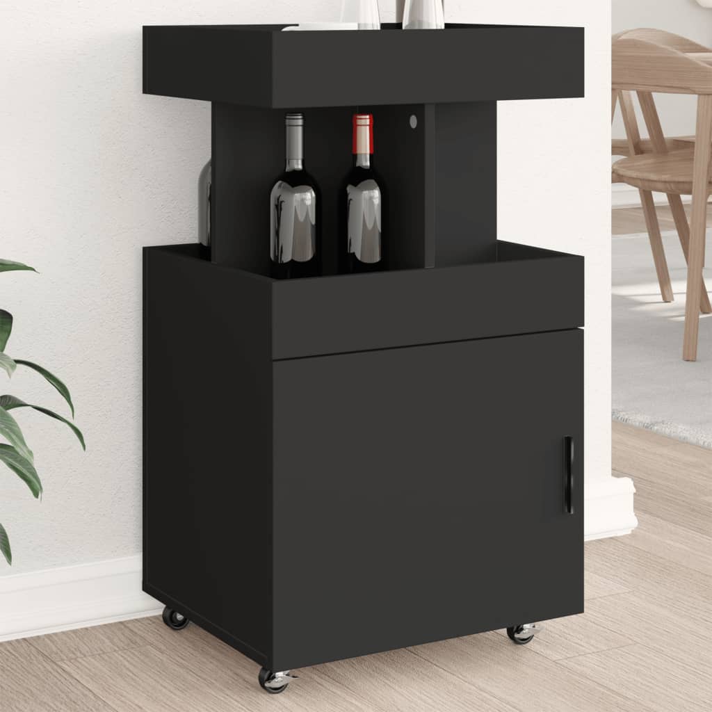 vidaXL Drankkar 50x41x89 cm bewerkt hout grijs sonoma eikenkleurig