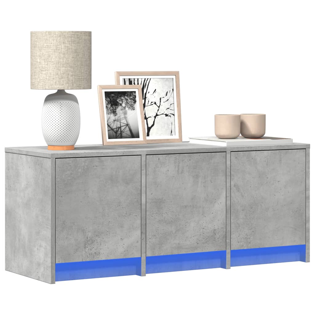 vidaXL TV-kast met LED met lade Wit 165 x 34 x 40 cm Bewerkt hout