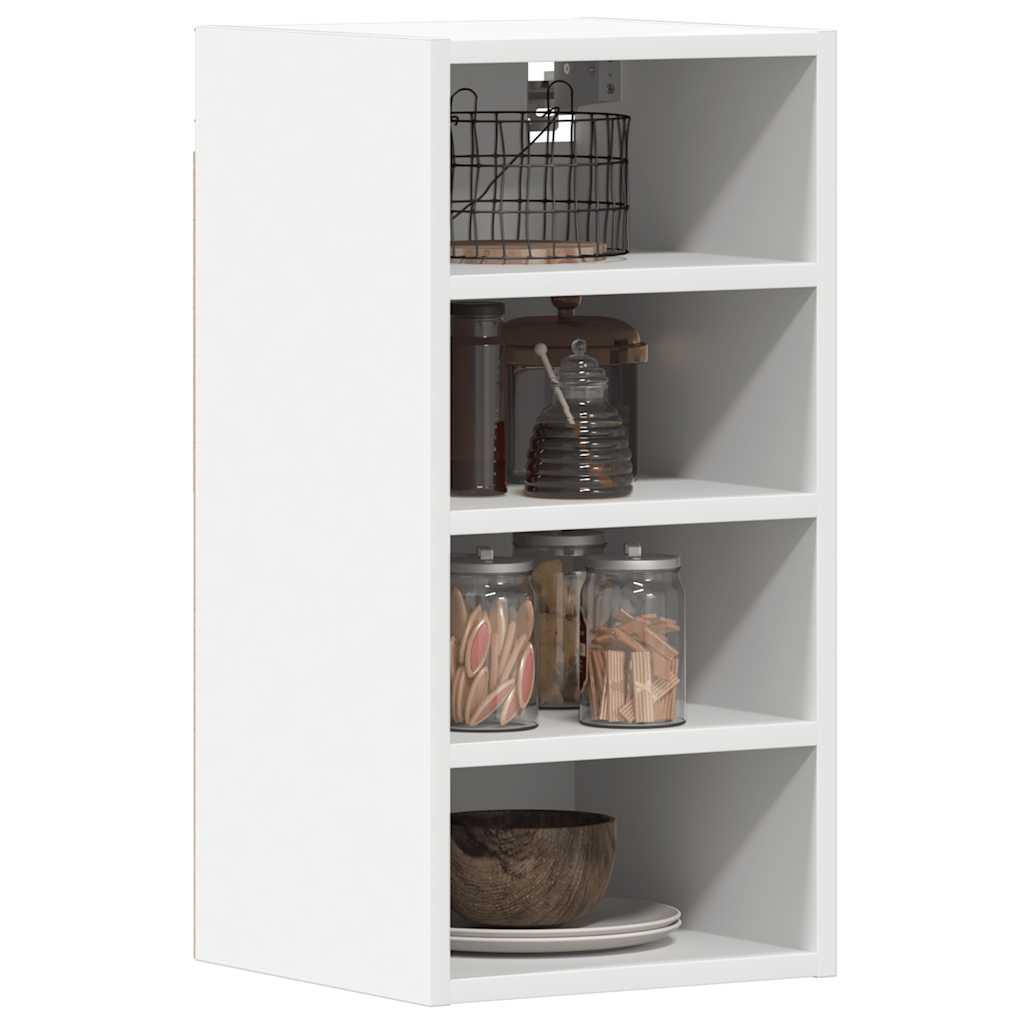 vidaXL Hangkast Lyon 60x31x40 cm bewerkt hout hoogglans wit