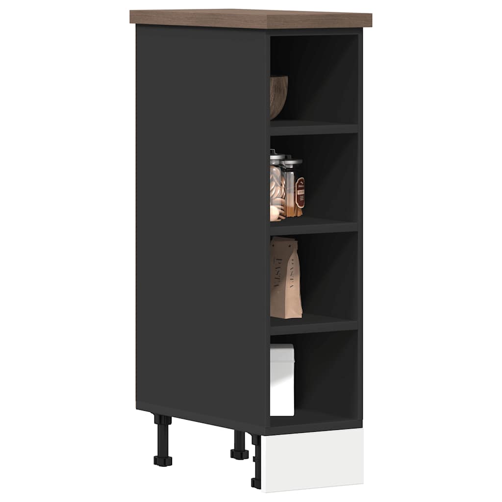vidaXL Hangkast Lyon 60x31x40 cm bewerkt hout hoogglans wit