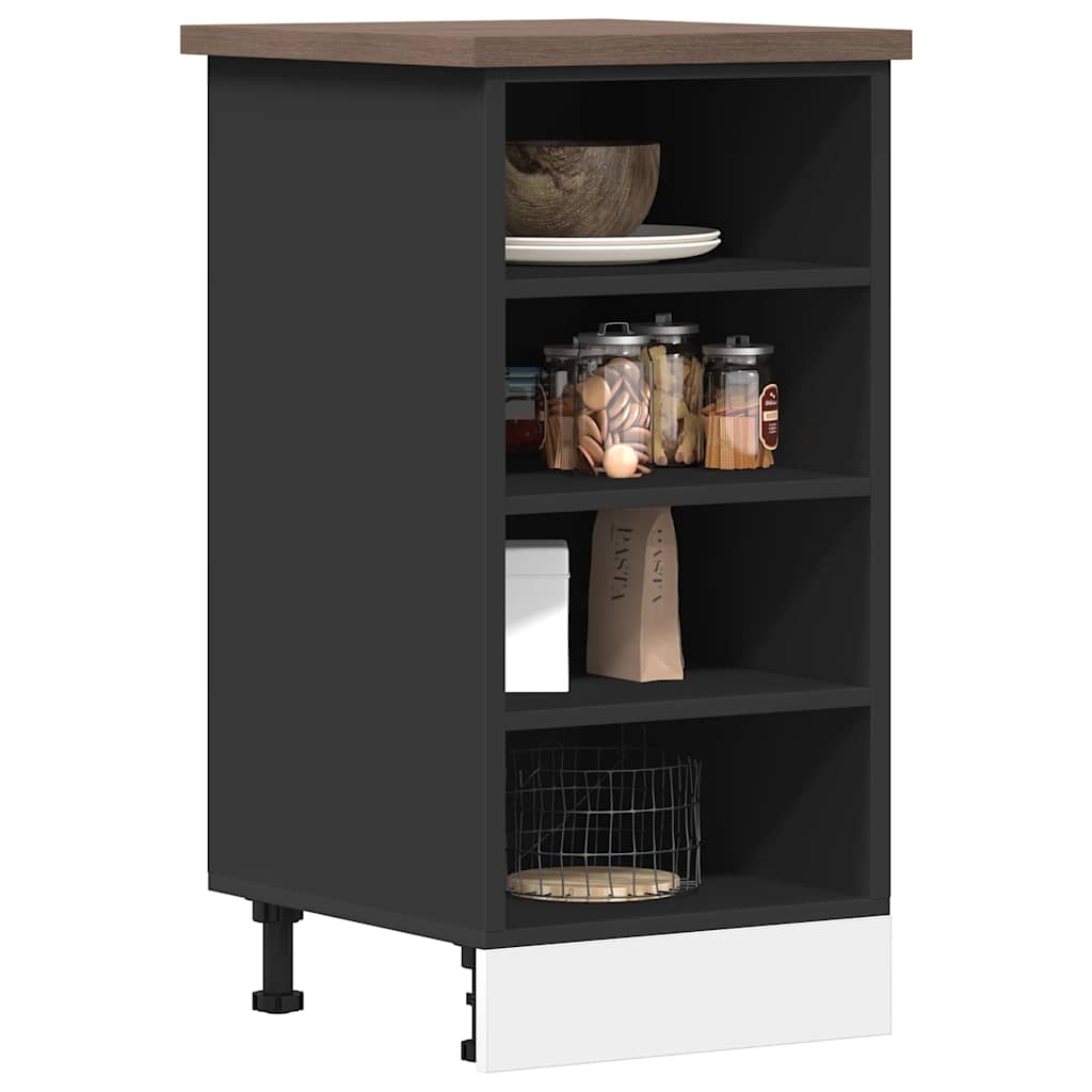 vidaXL Hangkast Lyon 60x31x40 cm bewerkt hout hoogglans wit