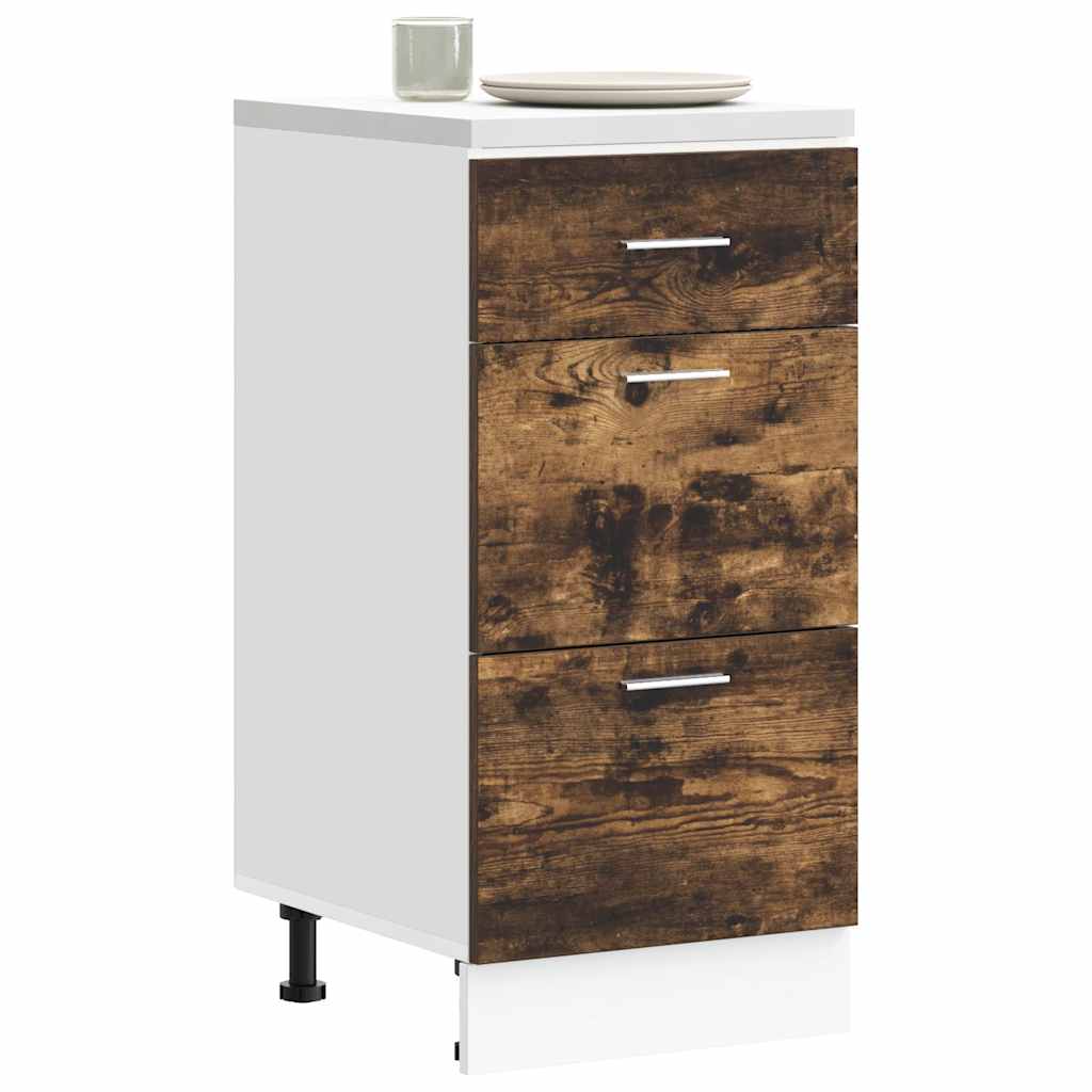 vidaXL Hangkast Lyon 60x31x40 cm bewerkt hout hoogglans wit