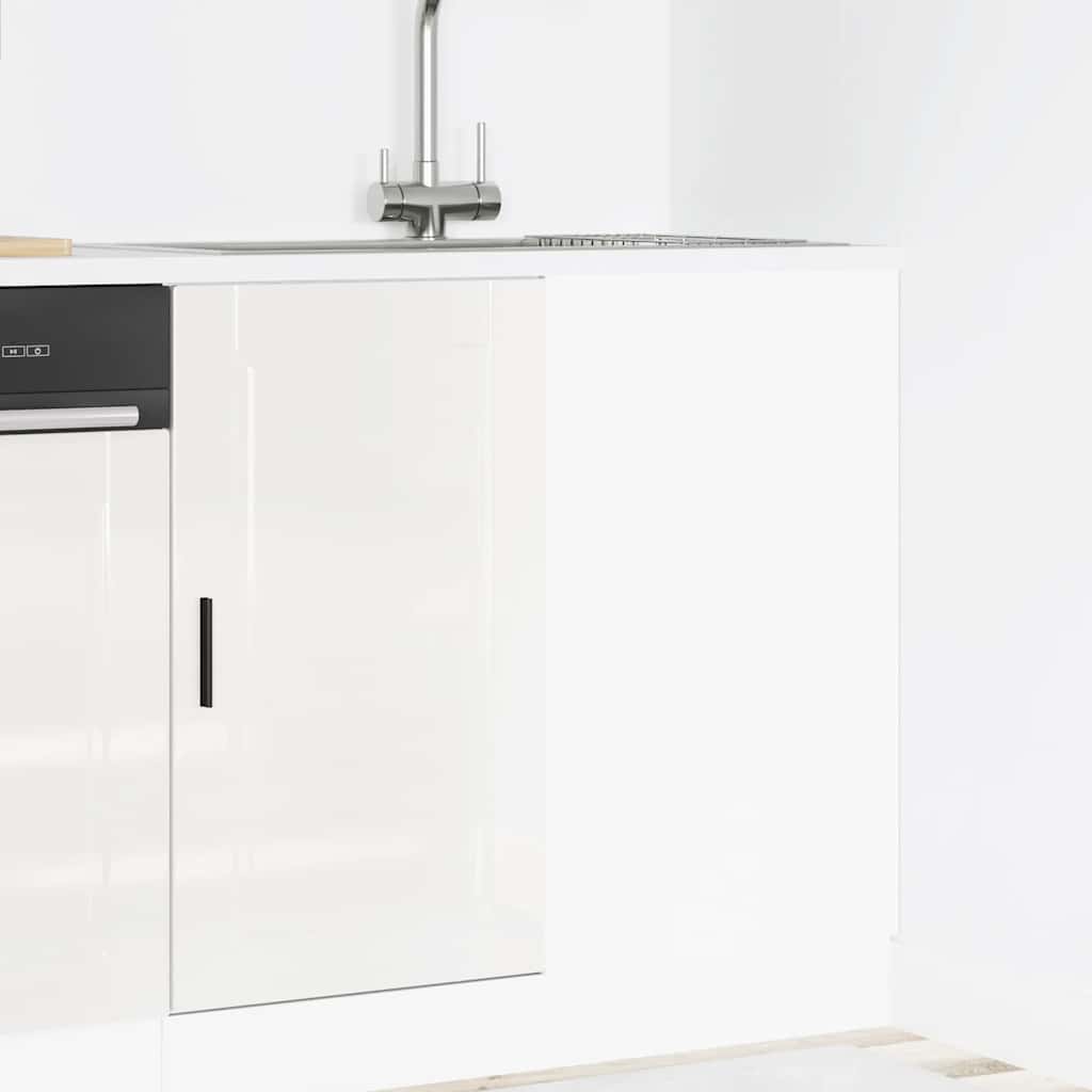 vidaXL Keukenwandkast met glazen deur Porto grijs sonoma eiken