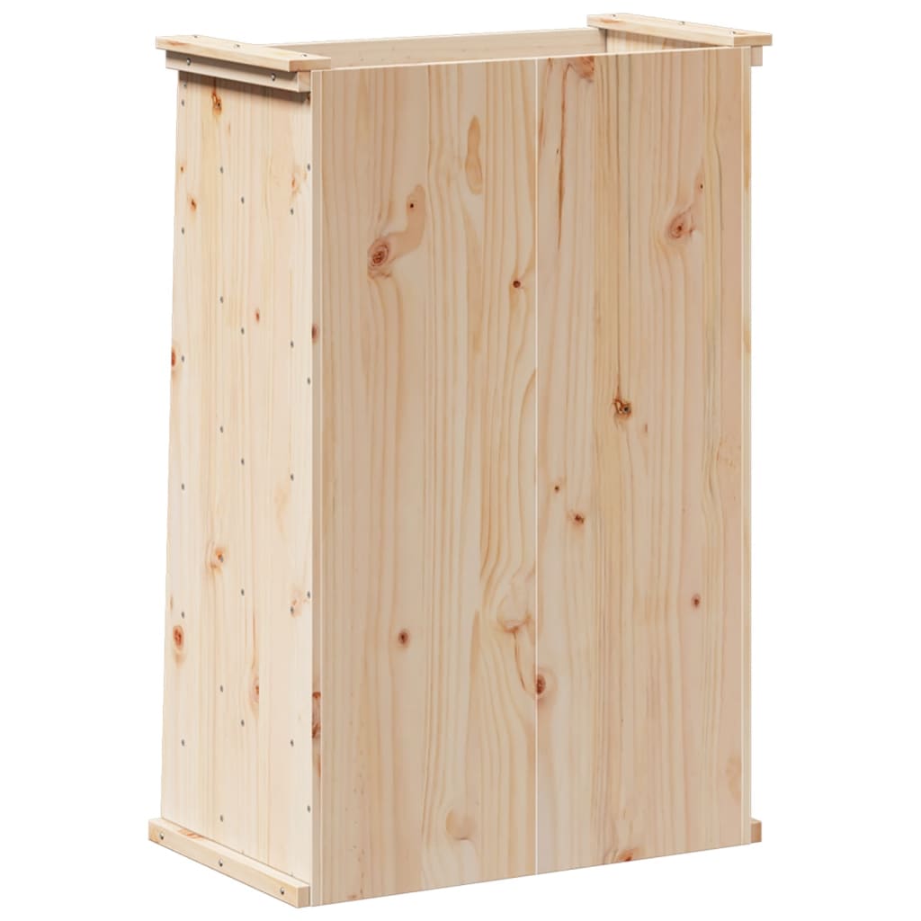 vidaXL Kruidenbak 6-laags 69x40x101,5 cm massief grenenhout