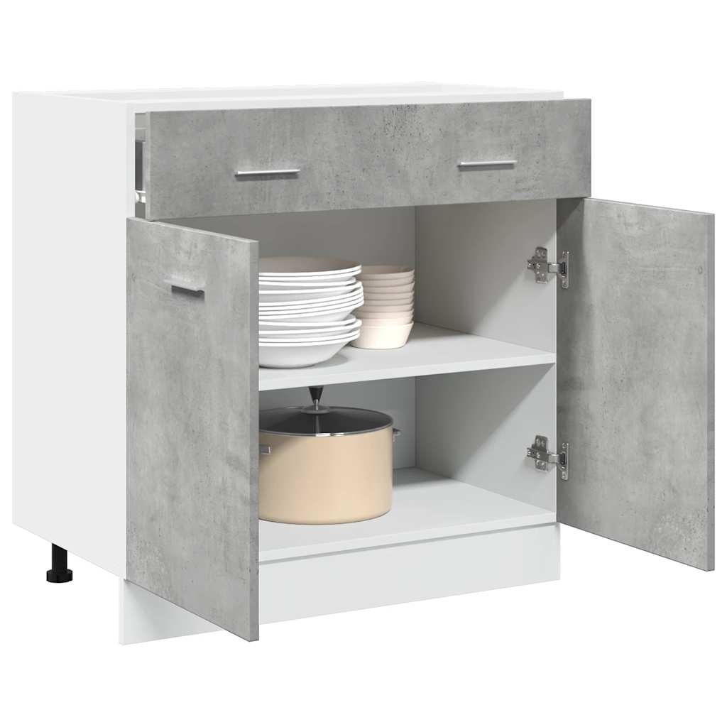 vidaXL Hangkast Lyon 60x31x40 cm bewerkt hout hoogglans wit