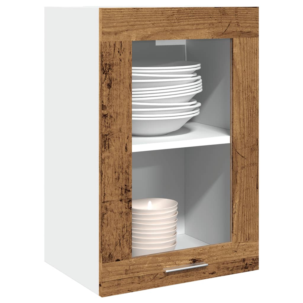 vidaXL Hangkast Lyon 60x31x40 cm bewerkt hout hoogglans wit