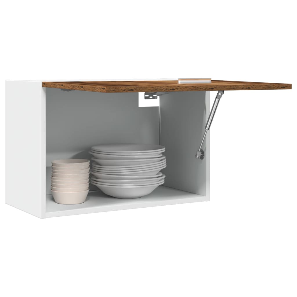 vidaXL Hangkast Lyon 60x31x40 cm bewerkt hout hoogglans wit