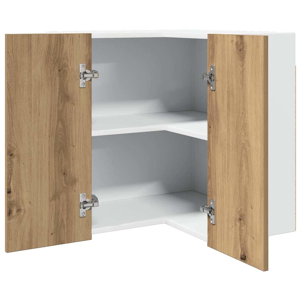 vidaXL Hangkast Lyon 60x31x40 cm bewerkt hout hoogglans wit
