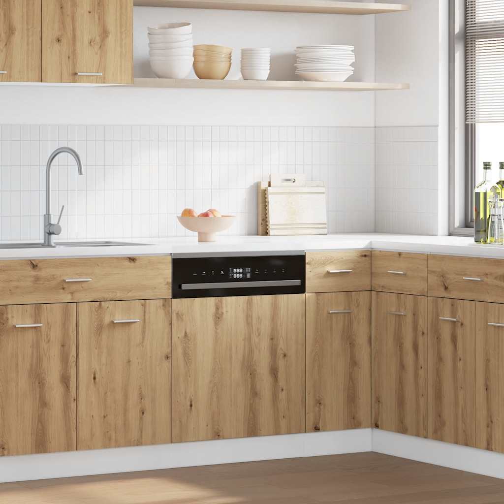 vidaXL Hangkast Lyon 60x31x40 cm bewerkt hout hoogglans wit