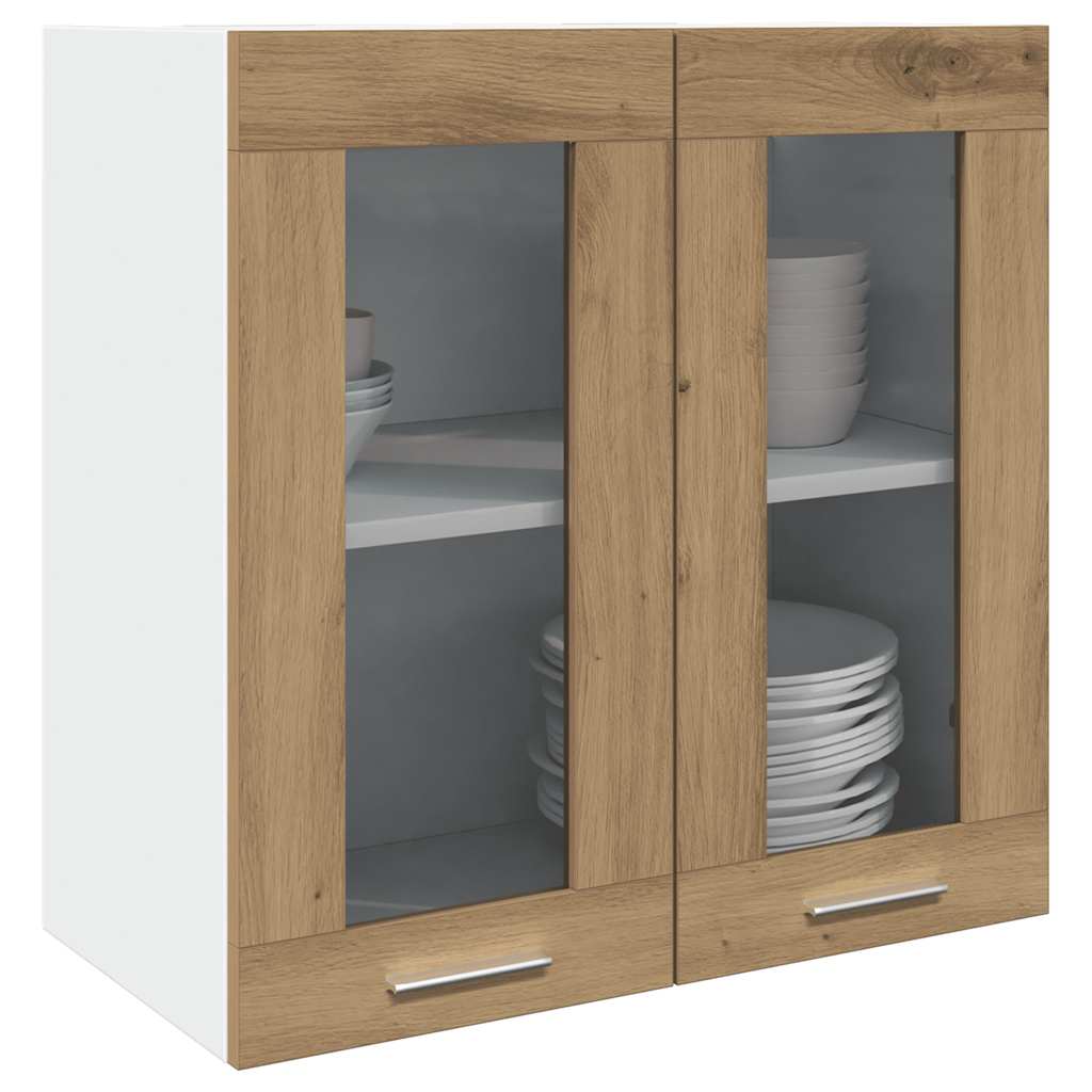 vidaXL Hangkast Lyon 60x31x40 cm bewerkt hout hoogglans wit