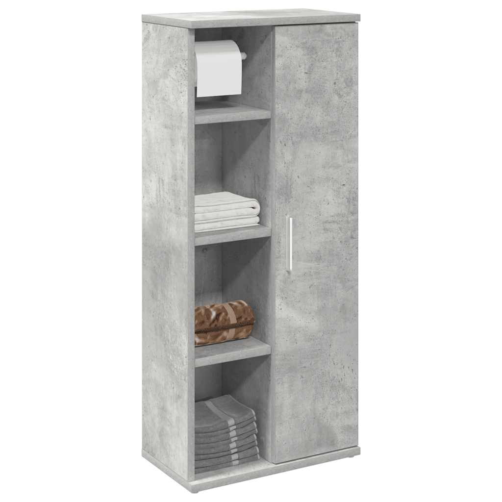 vidaXL Badkamerkast met rolhouder 39x22x90 cm wit