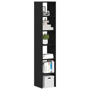vidaXL Boekenkasten 2st stapelbaar 30x30x80cm bewerkt hout bruin eiken - Aashly