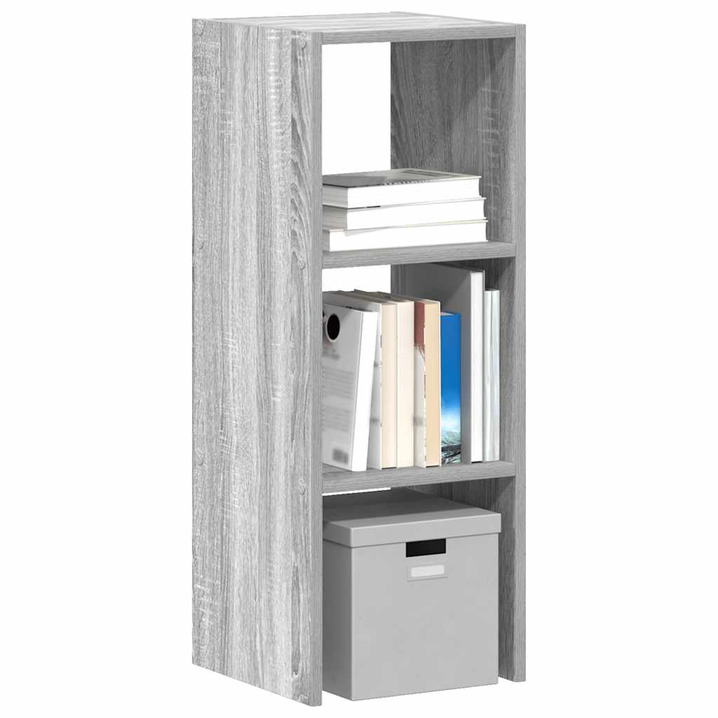 vidaXL Boekenkasten 2st stapelbaar 30x30x80cm bewerkt hout bruin eiken - Aashly