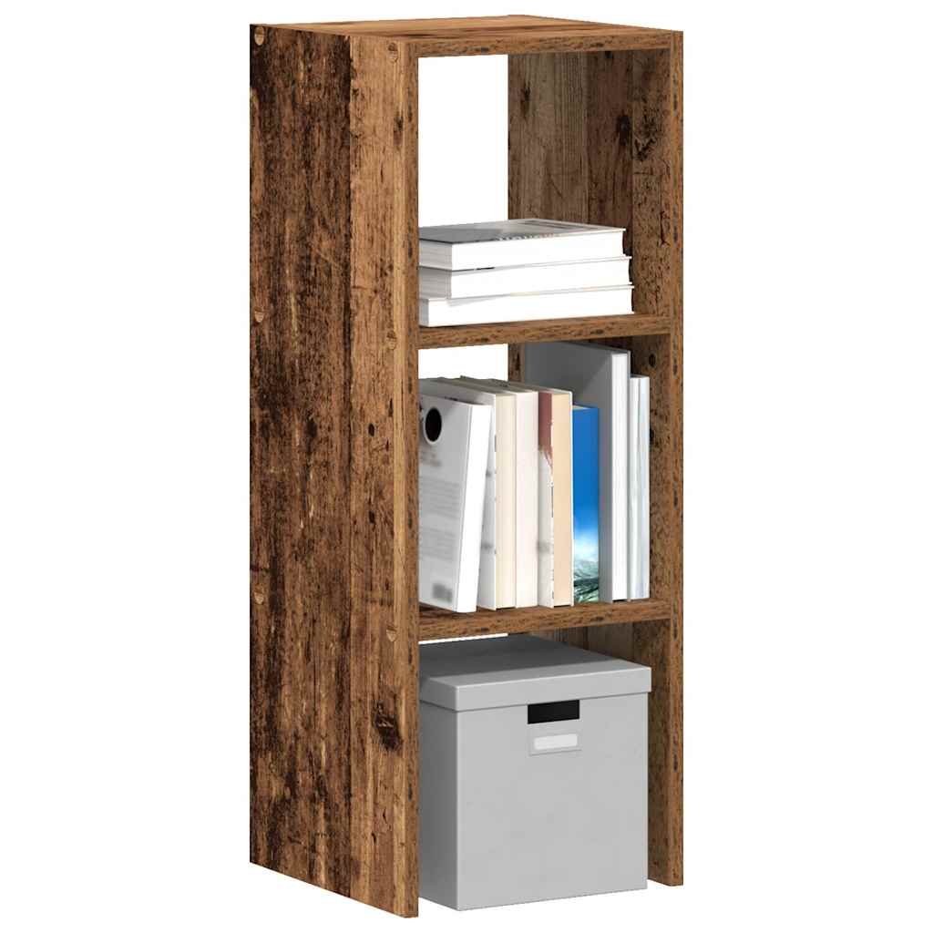 vidaXL Boekenkasten 2st stapelbaar 30x30x80cm bewerkt hout bruin eiken - Aashly