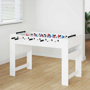 vidaXL Honkbaltafel Wit 125 x 60,5 x 80 cm Bewerkt hout