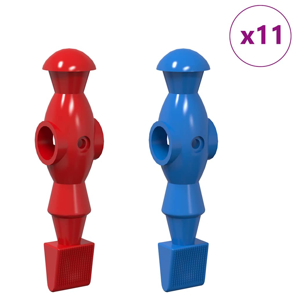 vidaXL Voetbaltafelspelers voor 3.6 x 3.1 x 10.8 cm Stang 24 pcs